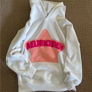 Aelfric Eden Cream pink star hoodie Hoodie Never worn